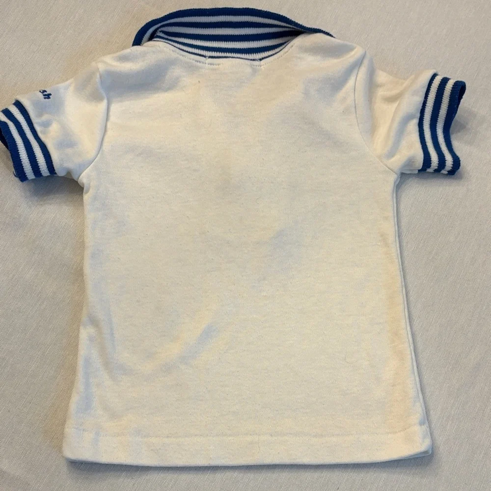 90s OshKosh B'gosh Kids Polo with Blue Stripes